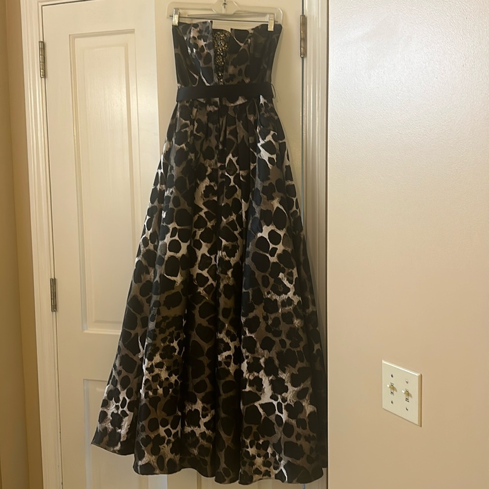 St. John Couture runway ball gown.